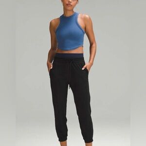 Lululemon Black Soft Jersey Classic-Fit Mid-Rise Jogger